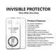 thumbnail image 5 of URR For iPhone 17 Pro Max HD Screen Protector Invisible Shield Ultra Slim Black Edge 9H Tempered Gla, 5 of 5