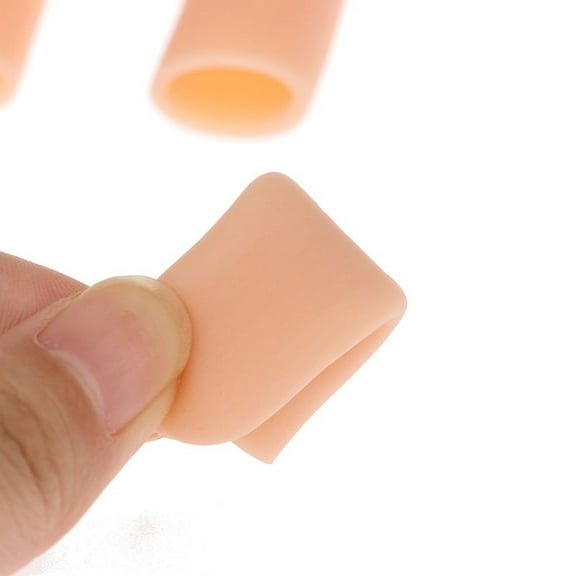 10pcs/set Silicone Gel Tube Hand Bandage Finger Protector Pain Relief Thumb Cap