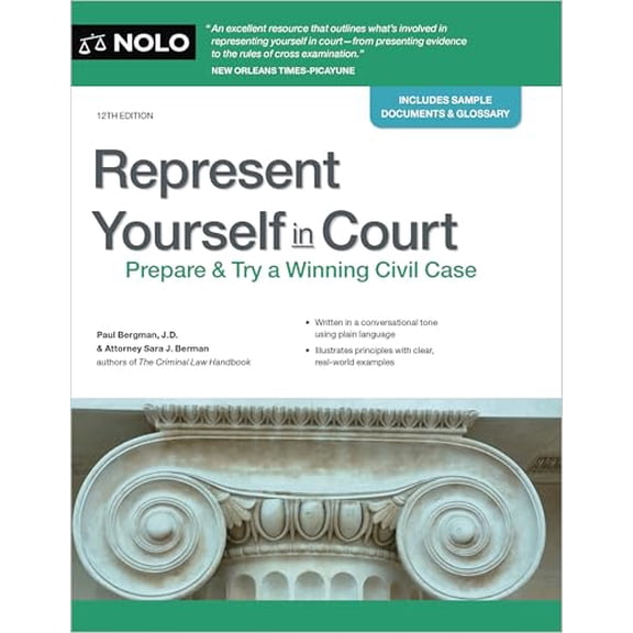 Pre-Owned Represent Yourself in Court: Prepare & Try a Winning Civil Case, (Paperback)