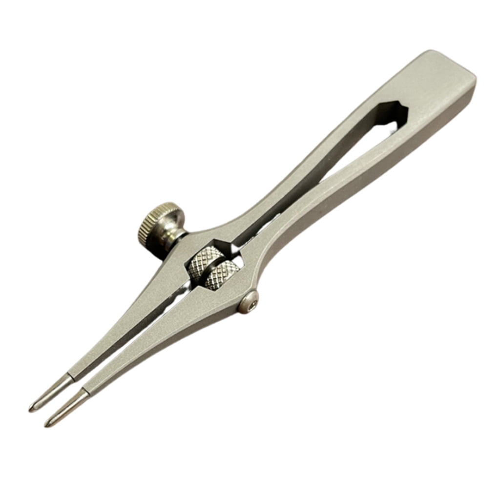 1-6mm Adjustable Spacing Leather Punching Tool Round Hole French Style Leather Chisel Handmade Leathercraft Tool