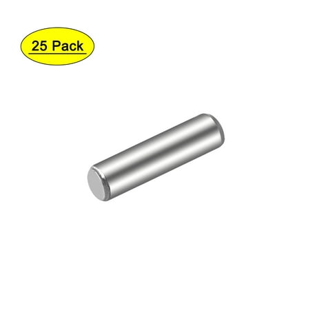

Uxcell Steel Pins 304 Stainless Steel Dowel Pin Cylindrical Shelf Support Pin Silver 2.5 x 12mm 25pcs
