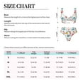 thumbnail image 4 of Kdxio Dinosaur Print Women's 2 Piece High Waisted Wrap Spaghetti Strap Summer Swimsuit Bikini Set-Small, 4 of 7