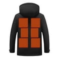 thumbnail image 5 of GaThRRgYP Coats for Women Plus Size,Winter Jackets for Men,Outdoor Warm Clothing Heated for Riding Skiing Fishing Charging Via Heated Coat Black XXXXXL, 5 of 9