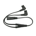 thumbnail image 3 of AC Power Splitter Cable, 1 in 2 Out Safe IEC320 C8 Male To Dual C7 Female Cord  for Digital Camera for LCD Monitor, 3 of 7