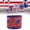 E(1PCS), variant on Red White Blue Decorative,4th of July Ribbon,Craft Decoration,Decorative Wrapping Ribbon for Gift,American Flag Ribbons,Festival Decoration,American Flag Star Striped Wired Ribbon,2.5In x 5Yards