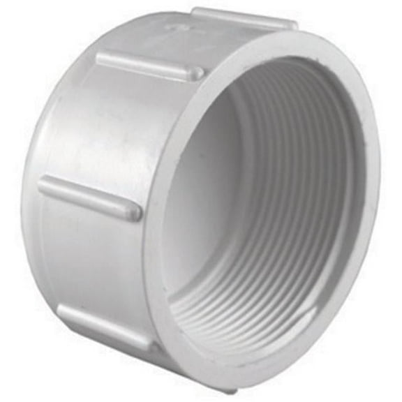 PVC021172400 4 in. Schedule 40 PVC Cap - White