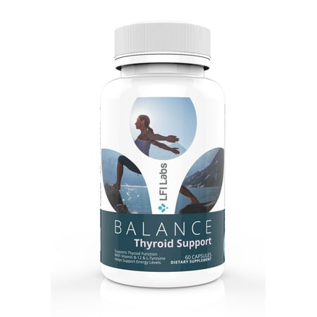 LFI Balance Thyroid Support - Complete Natural Complex With Iodine to Improve Energy & Help Lose Weight; Increase Concentration, Boost Metabolism & Reduce Brain