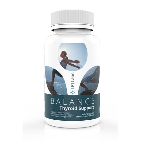 LFI Balance Thyroid Supplement - Complete Natural Hypothyroidism Complex With Iodine to Improve Energy & Help Lose Weight; Increase Concentration, Boost Metabolism & Reduce Brain (Best Natural Thyroid Supplement For Hypothyroidism)