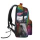 thumbnail image 3 of Disketp Colorful Haired White Horse Mochila Estampada para Hombre y Mujer – Mochila Ligera Clásica con Múltiples Bolsillos para Universidad, Trabajo y Viajes-One Size, 3 of 5