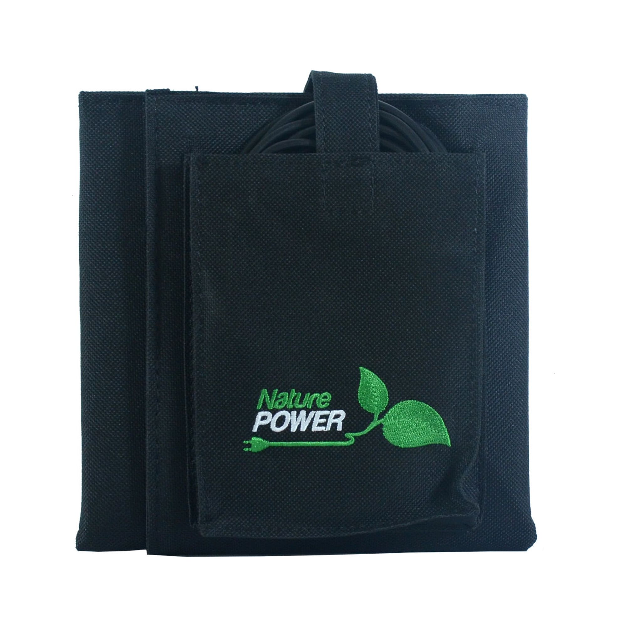 Nature Power (55020) 18-Wat Folding Solar Panel with 8 Amp Charge Controller
