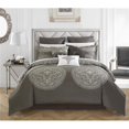 thumbnail image 1 of Chic Home CS2686-BIB-US Lana Gris Grand Ensemble de Couette de 13 Pièces, 1 of 1