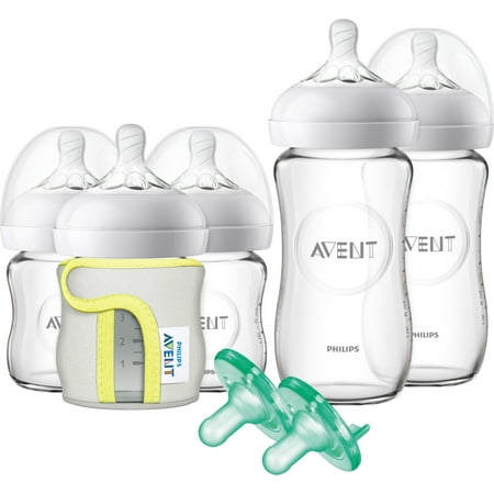 Philips Avent Natural Glass Bottle Baby Gift Set,
