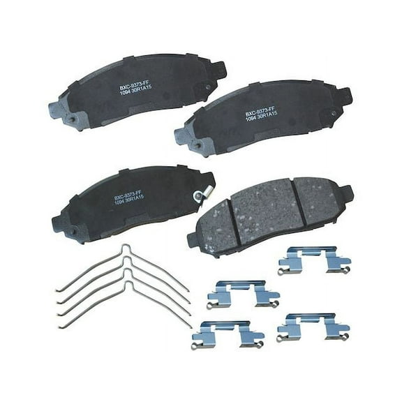 Front Brake Pad Set - Compatible with 2005 - 2022 Nissan Frontier 2006 2007 2008 2009 2010 2011 2012 2013 2014 2015 2016 2017 2018 2019 2020 2021