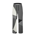 thumbnail image 5 of Weiqiqre Work Pants for Men Bottoms Elastic Waist Drawstring Fallow Sleep Lounge Pants,Size XL, 5 of 5