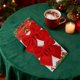 thumbnail image 4 of Decoraciones de Navidad Al Aire Libre 2 Paquetes de Terciopelo Arco de Navidad 15x14cm Agrupado Rojo Verde Rosado Blanco Paño Decoraciones Del Árbol de Navidad, 4 of 6