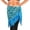 Sky Blue, variant on Daznico Fringe Skirt with Sequins for Belly Dance Performance and Party,Mardi Gras Clothing,Mardi Gras Skirt,One Size