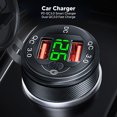 thumbnail image 3 of CarLED Commutateur de Bouton de Voltmètre Dual QC 3.0 Fastfor 1 2 3 Series EU Plug, 3 of 8