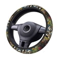 thumbnail image 6 of Picia Sunflower Field Spotted Dog Car Steering Wheel Cover, Non-Slip, Breathable, Universal 15 inch, 6 of 7