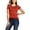 Red, variant on Ma Croix Womens Crew Neck T Shirt Short Sleeve Classic Cotton Solid Top