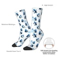 thumbnail image 4 of Vsdgher Penguin Winter Fun Crew Socks for Men & Women, Breathable Casual Athletic Ankle Socks, 4 of 6