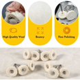 thumbnail image 2 of 10Pcs Polishing Wheel 25mm Wool Felt Buffing Wheels Drill Bit Grinder Wheels Brushes Rotary Tool With Handle,, 2 of 5