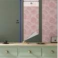 thumbnail image 5 of Ambesonne, Tropical Leaves Peel & Stick Wallpaper for Home, Boho Exotic Jungle, 13"x36", Pale Pink and Rose, 5 of 5