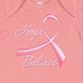 thumbnail image 4 of Inktastic Hope Believe Breast Cancer Ribbon Boys or Girls Baby Bodysuit, 4 of 5