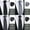 BlackC&H+GrayA&C, variant on Men's Premium Black and Grey Classic Ties (4-Piece Set) - 100% Polyester, 1200 Count Yarn, Elegant Stripes and Sparkling Finish, 8cm/3.15in Width, Suitable for Business, Weddings, Parties, and More.