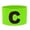 Green, variant on erfcxs CaptainS Bracelet, Elastic Captain's Armband For Senior/Junior Football LeaderS Armband And Adults/Youth Sport