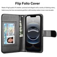 thumbnail image 6 of iPhone 16 E 2025 Case,for iPhone 16 E 6.1" Wallet Phone Case,Takfox PU Leather Magnetic Detachable Card Holders Shockproof Kickstand Protective [Flip Folio Cover] for iPhone 16 SE4 - Black, 6 of 10