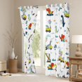 thumbnail image 3 of jejeloiu Colorful Dino Balloon Blackout Curtains Set of 2 (52x84 Each),Excavator Crane Vehicle Window Curtains,Cute Cartoon Dinosaur Curtains and Drapes For Boys Teens,Breathable Home Decor, 3 of 6