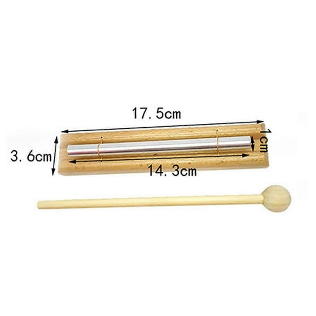 Hand Chimes 1 Phoneme Percussion Instrument Musical Toy Wooden Wind Chime Music Teacher Tools Hand B