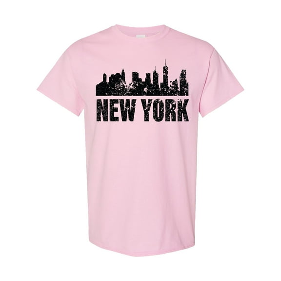 Inktastic New York Skyline Grunge T-Shirt