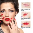 thumbnail image 5 of 6 paquetes de cepillo de labios retráctil con tapa de viaje compatible con aplicador de brillo labial, hecho con cerdas sintéticas veganas Afortunado Sencillez, 5 of 5