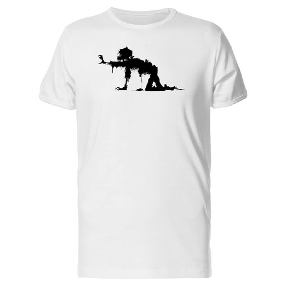Rotting Zombie Crawling T-Shirt Men -Image by Shutterstock, Male x-Large