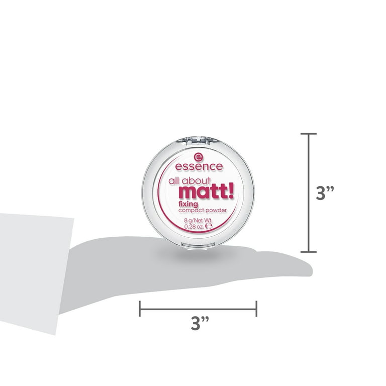 Essence All About Matt! Compact Powder, Fixing, Lightweight Matte