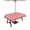Red, variant on 60x120 Inch Outdoor Tablecloth with Umbrella Hole Zipper Rectangle Red White Plaid Rectangular Tablecloths Outside Waterproof Modern Farmhouse Buffalo Check Gingham Patio Table Cover for Picnic Party