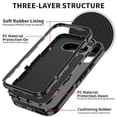 thumbnail image 3 of [PST] Google Pixel 9A Étui Protecteur Rigide, Triple Couches Antichoc Robuste Étui Protecteur Rigide, 3 of 4