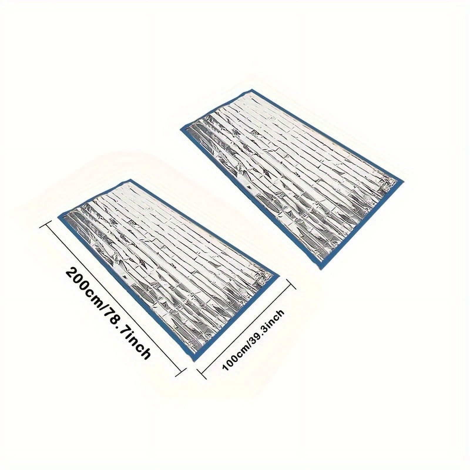 2pcs Emergency Survival Sleeping Bag Portable Thermal Sleeping Bag 2pcs Emergency Survival Sleeping Bag Portable Thermal Sleeping Bag