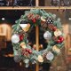 thumbnail image 4 of 12 bolas blancas y negras para decoración de árbol de Navidad de 8 cm, adorno para fiesta en casa, bola colgante para árbol de Año Nuevo 2025, 4 of 5
