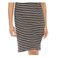 thumbnail image 3 of Karen Scott Women's Striped Shift Dress Black Size Medium, 3 of 3