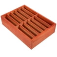 thumbnail image 1 of HONITANO 1Pcs Wooden Multi-Grid Phone Box for Office and Classroom Use Silver Rectangular, 1 of 7