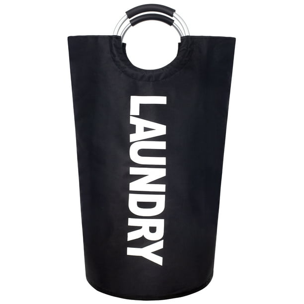 Caroeas 90L Lite Laundry Basket, Fabric tall Laundry Hamper, Foldable