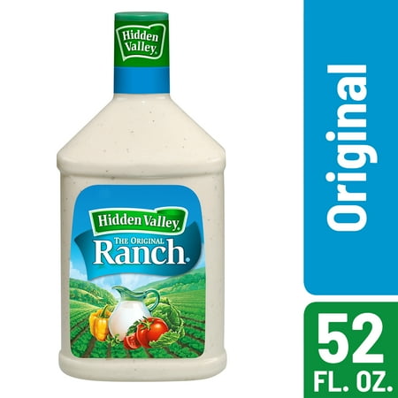 - Hidden Valley Original Ranch Salad Dressing & Topping, Gluten Free - 52 oz Bottle