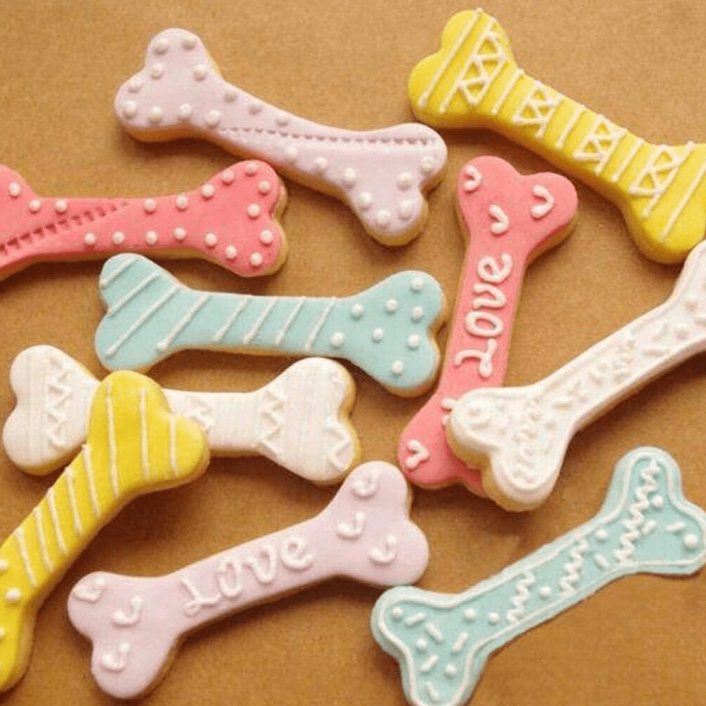 Bone shaped sugar cookies hot sale