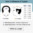 thumbnail image 7 of Thin Skin Male Hair Prosthesis Soft Full PU Base Men's Toupee Double Knot Brown Roots Ombre Blonde Color Hairpiece Wig Indian Human Hair System Units, 7 of 7