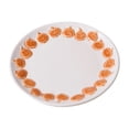 thumbnail image 2 of Halloween Embossed Jack O Lantern Ceramic Plate , Cute Pumpkin Face Ceramic Dessert Plate, Fall Harvest Tableware for Breakfast Bar Home Halloween Party Decor, 2 of 9