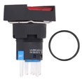 thumbnail image 4 of Button Switch, Silver Contact Momentary Push Switches Kit 24V With Light For Machine Red, 4 of 8