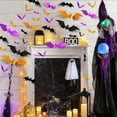 thumbnail image 3 of Sylvtty 72/120Pcs 3D Bat Wall Stickers Realistic Pattern Easy to Install Wall Decals Halloween Decorations Party Supplies, 3 of 7