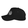 thumbnail image 5 of XMXT Baseball Cap, Game Repeat Cool Blue Print Sun Hats for Men, One Size Black, 5 of 9